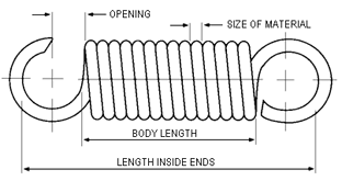 Springcoil Extension Springs